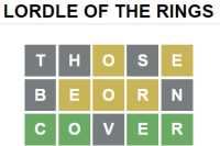 LORDLE OF THE RINGS
